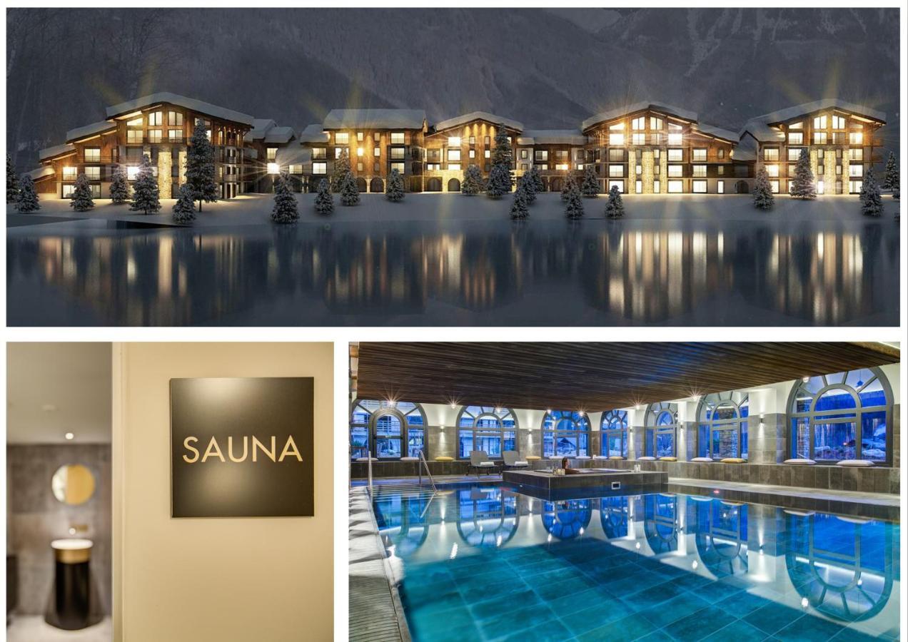 Thedrus Luxury Apt, Swimming Pool, Spa & More Шамони Экстерьер фото